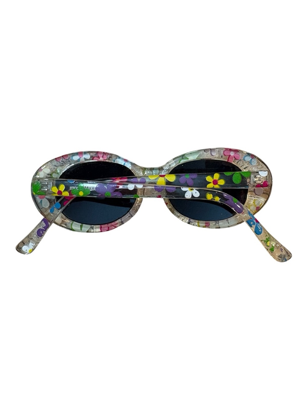 Vintage 2000s Blues Clues Clear Floral Baby Sunglasses Viacom Y2K - Picture 4 of 4